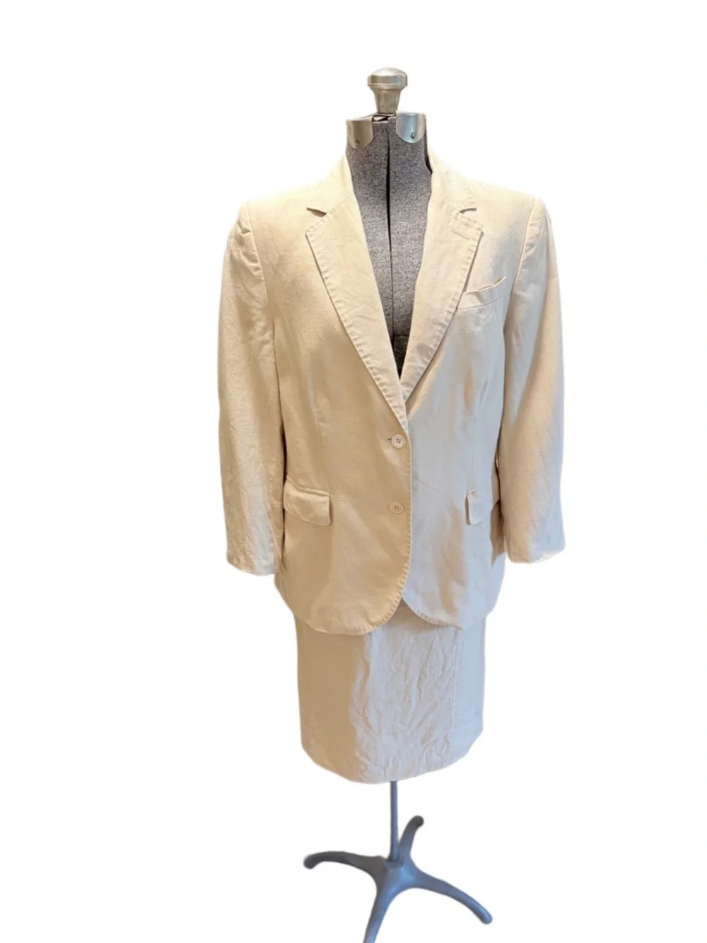Brooks Brother’s‎ Women 100% Irish Linen Suit Blazer and Skirt Set